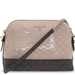 Michael Kors Logo Jet Set Charm Small Dome Crossbody New